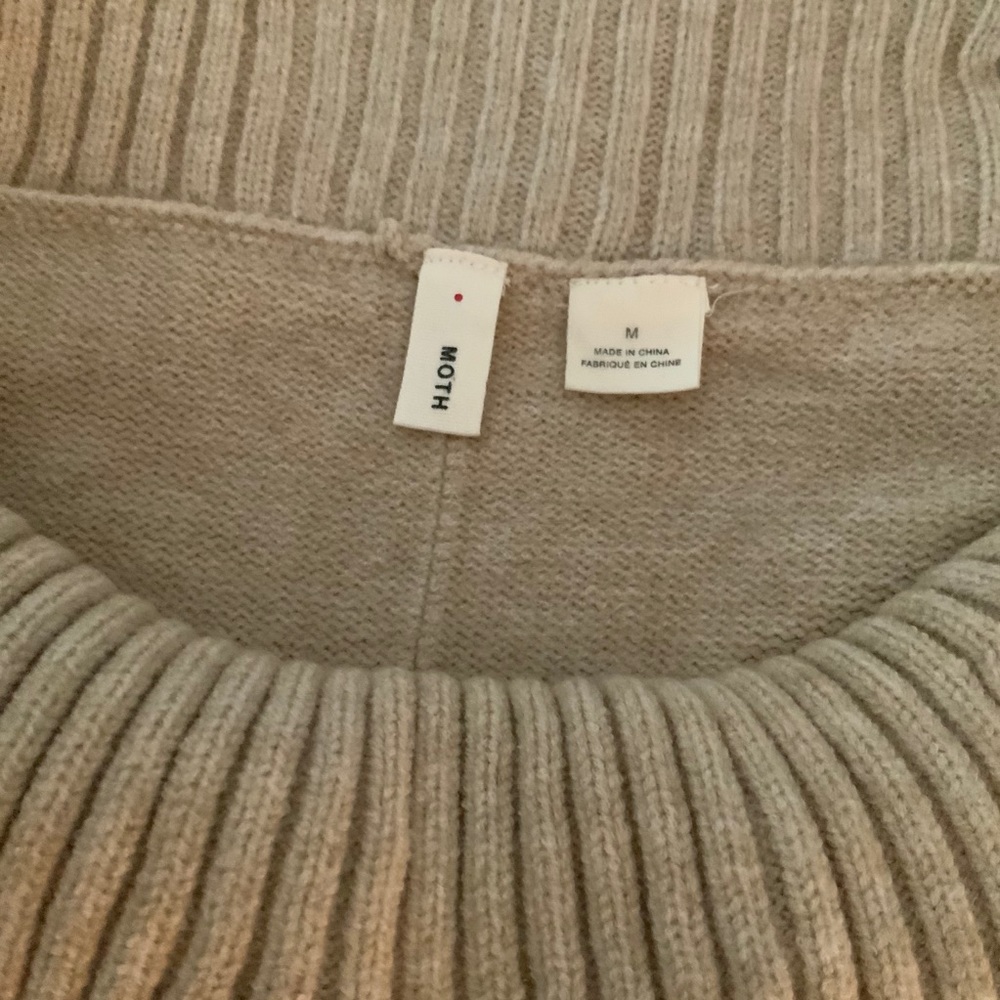 Moth Oversized Cowl Sweater Vest - image 3